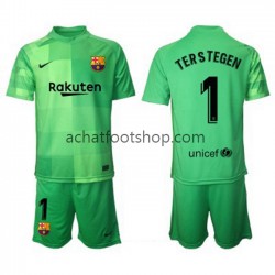 Maillot FC Barcelone Ter Stegen 1 Gardien 3ème Tenue pour Enfant 2021-2022 Manche Courte Maillot FC Barcelone Ter Stegen 1 Gardien 3ème Tenue pour Enfant 2021-2022 Manche Courte