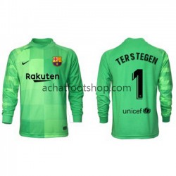 Maillot FC Barcelone Ter Stegen 1 Gardien 3ème Tenue pour Homme 2021-2022 Manche Longue Maillot FC Barcelone Ter Stegen 1 Gardien 3ème Tenue pour Homme 2021-2022 Manche Longue