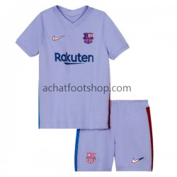 Maillot FC Barcelone Extérieur Tenue pour Enfant 2021-2022 Manche Courte
