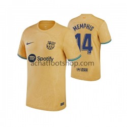Maillot FC Barcelone Memphis Depay 14 Extérieur Tenue pour Homme 2022-2023 Manche Courte Maillot FC Barcelone Memphis Depay 14 Extérieur Tenue pour Homme 2022-2023 Manche Courte
