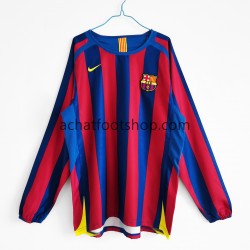 Maillot FC Barcelone Rétro Domicile Tenue pour Homme 2005-2006 Manche Longue Maillot FC Barcelone Rétro Domicile Tenue pour Homme 2005-2006 Manche Longue