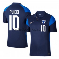 Maillot Finlande Teemu Pukki 10 Euro Extérieur Tenue pour Homme 2020 Manche Courte Maillot Finlande Teemu Pukki 10 Euro Extérieur Tenue pour Homme 2020 Manche Courte