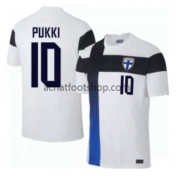 Maillot Finlande Teemu Pukki 10 Euro Domicile Tenue pour Homme 2020 Manche Courte Maillot Finlande Teemu Pukki 10 Euro Domicile Tenue pour Homme 2020 Manche Courte