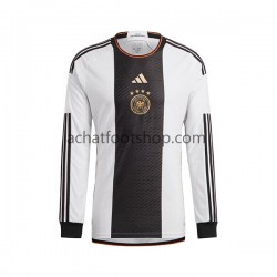 Maillot Allemagne Domicile Tenue pour Homme Coupe du Monde 2022 Manche Longue