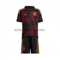 Maillot Allemagne Extérieur Tenue pour Enfant Coupe du Monde 2022 Manche Courte Maillot Allemagne Extérieur Tenue pour Enfant Coupe du Monde 2022 Manche Courte