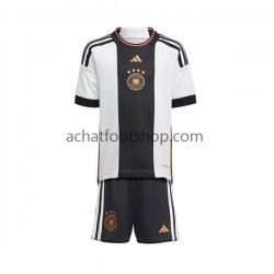 Maillot Allemagne Domicile Tenue pour Enfant Coupe du Monde 2022 Manche Courte Maillot Allemagne Domicile Tenue pour Enfant Coupe du Monde 2022 Manche Courte