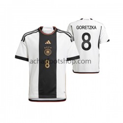 Maillot Allemagne Leon Goretzka 8 Domicile Tenue pour Homme Coupe du Monde 2022 Manche Courte Maillot Allemagne Leon Goretzka 8 Domicile Tenue pour Homme Coupe du Monde 2022 Manche Courte