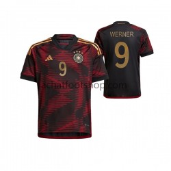 Maillot Allemagne Timo Werner 9 Extérieur Tenue pour Homme Coupe du Monde 2022 Manche Courte Maillot Allemagne Timo Werner 9 Extérieur Tenue pour Homme Coupe du Monde 2022 Manche Courte