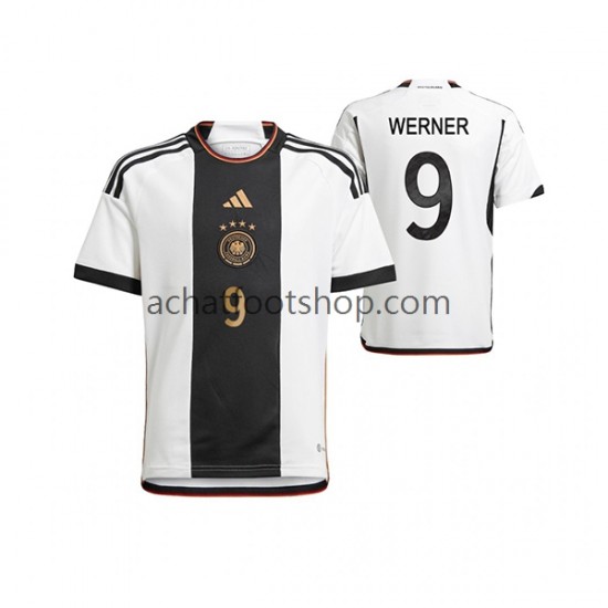 Maillot Allemagne Timo Werner 9 Domicile Tenue pour Homme Coupe du Monde 2022 Manche Courte Maillot Allemagne Timo Werner 9 Domicile Tenue pour Homme Coupe du Monde 2022 Manche Courte