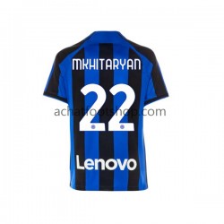 Maillot Inter Milan Henrikh Mkhitaryan 22 Domicile Tenue pour Homme 2022-2023 Manche Courte Maillot Inter Milan Henrikh Mkhitaryan 22 Domicile Tenue pour Homme 2022-2023 Manche Courte