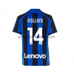 Maillot Inter Milan Kristjan Asllani 14 Domicile Tenue pour Homme 2022-2023 Manche Courte Maillot Inter Milan Kristjan Asllani 14 Domicile Tenue pour Homme 2022-2023 Manche Courte