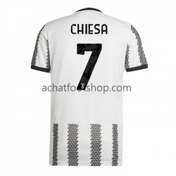 Maillot Juventus Chiesa 7 Domicile Tenue pour Homme 2022-2023 Manche Courte