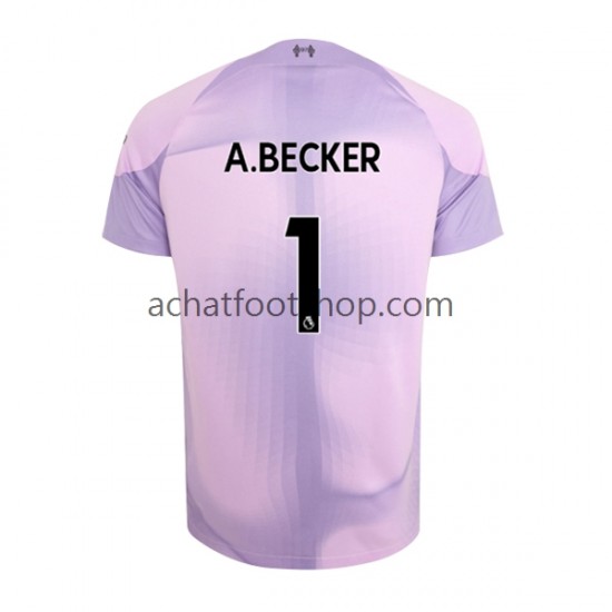 Maillot Liverpool Alisson Becker 1 Gardien Domicile Tenue pour Homme 2022-2023 Manche Courte Maillot Liverpool Alisson Becker 1 Gardien Domicile Tenue pour Homme 2022-2023 Manche Courte