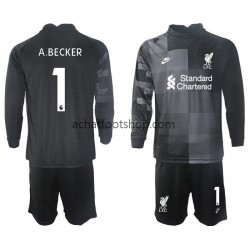 Maillot Liverpool A.BECKER 1 Gardien 3ème Tenue pour Enfant 2021-2022 Manche Longue