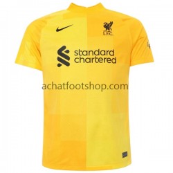 Maillot Liverpool Gardien Extérieur Tenue pour Homme 2021-2022 Manche Courte