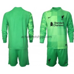 Maillot Liverpool Gardien Domicile Tenue pour Enfant 2021-2022 Manche Longue