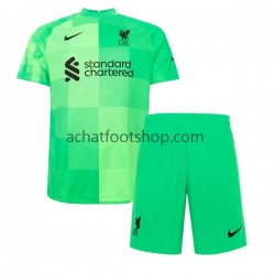 Maillot Liverpool Gardien Domicile Tenue pour Enfant 2021-2022 Manche Courte