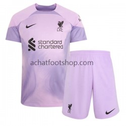Maillot Liverpool Gardien Domicile Tenue pour Enfant 2022-2023 Manche Courte