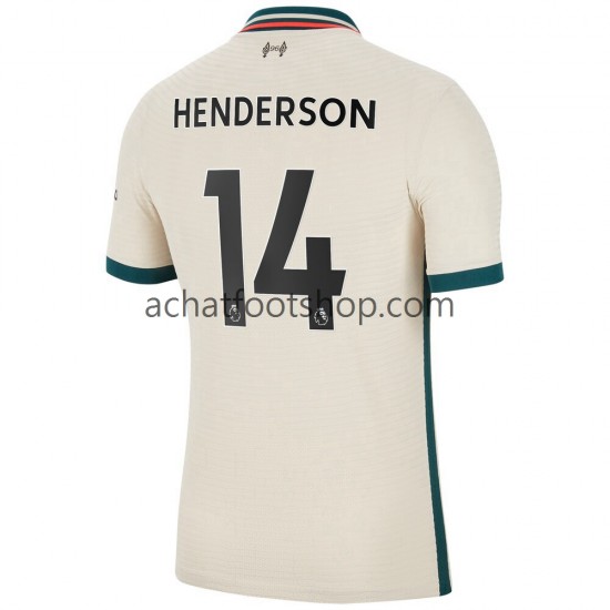 Maillot Liverpool Henderson 14 Extérieur Tenue pour Homme 2021-2022 Manche Courte Maillot Liverpool Henderson 14 Extérieur Tenue pour Homme 2021-2022 Manche Courte
