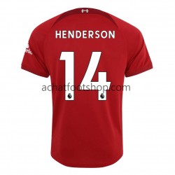 Maillot Liverpool Henderson 14 Domicile Tenue pour Homme 2022-2023 Manche Courte