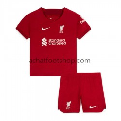 Maillot Liverpool Domicile Tenue pour Enfant 2022-2023 Manche Courte