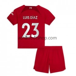 Maillot Liverpool Luis Diaz 23 Domicile Tenue pour Enfant 2022-2023 Manche Courte Maillot Liverpool Luis Diaz 23 Domicile Tenue pour Enfant 2022-2023 Manche Courte