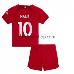Maillot Liverpool Mane 10 Domicile Tenue pour Enfant 2022-2023 Manche Courte Maillot Liverpool Mane 10 Domicile Tenue pour Enfant 2022-2023 Manche Courte