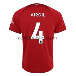 Maillot Liverpool Virgil 4 Domicile Tenue pour Homme 2022-2023 Manche Courte