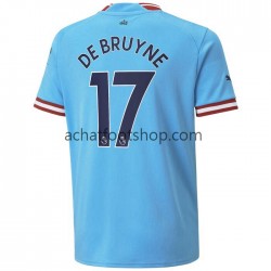 Maillot Manchester City De Bruyne 17 Domicile Tenue pour Homme 2022-2023 Manche Courte