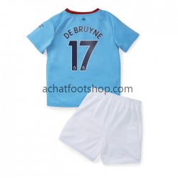 Maillot Manchester City De Bruyne 17 Domicile Tenue pour Enfant 2022-2023 Manche Courte