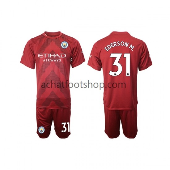 Maillot Manchester City Ederson M. 31 Gardien Domicile Tenue pour Enfant 2022-2023 Manche Courte Maillot Manchester City Ederson M. 31 Gardien Domicile Tenue pour Enfant 2022-2023 Manche Courte