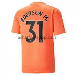 Maillot Manchester City Ederson M. 31 Gardien 3ème Tenue pour Homme 2022-2023 Manche Courte