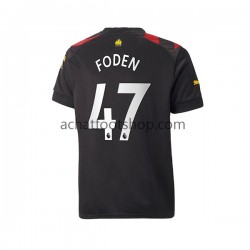Maillot Manchester City Foden 47 Extérieur Tenue pour Homme 2022-2023 Manche Courte