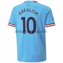 Maillot Manchester City Grealish 10 Domicile Tenue pour Homme 2022-2023 Manche Courte