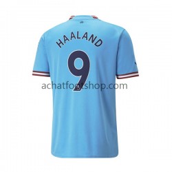 Maillot Manchester City Haaland 9 Domicile Tenue pour Homme 2022-2023 Manche Courte