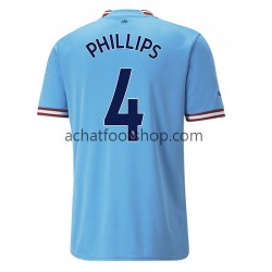 Maillot Manchester City PHILLIPS 4 Domicile Tenue pour Homme 2022-2023 Manche Courte