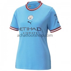 Maillot Manchester City Domicile Tenue pour Femme 2022-2023 Manche Courte