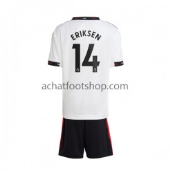 Maillot Manchester United Christian Eriksen 14 Extérieur Tenue pour Enfant 2022-2023 Manche Courte