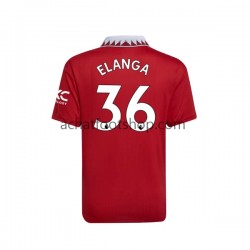 Maillot Manchester United Elanga 36 Domicile Tenue pour Homme 2022-2023 Manche Courte