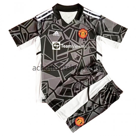 Maillot Manchester United Gardien Extérieur Tenue pour Enfant 2022-2023 Manche Courte Maillot Manchester United Gardien Extérieur Tenue pour Enfant 2022-2023 Manche Courte