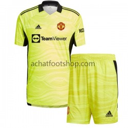 Maillot Manchester United Gardien Domicile Tenue pour Enfant 2021-2022 Manche Courte Maillot Manchester United Gardien Domicile Tenue pour Enfant 2021-2022 Manche Courte