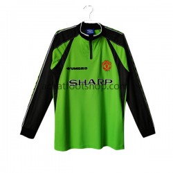 Maillot Manchester United Gardien Rétro Domicile Tenue pour Homme 1998-1999 Manche Longue