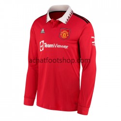 Maillot Manchester United Domicile Tenue pour Homme 2022-2023 Manche Longue