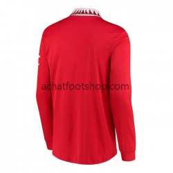 Maillot Manchester United Domicile Tenue pour Homme 2022-2023 Manche Longue