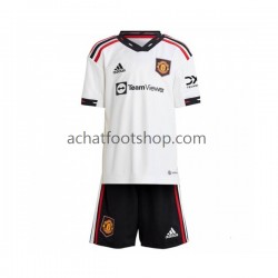 Maillot Manchester United Extérieur Tenue pour Enfant 2022-2023 Manche Courte