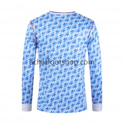 Maillot Manchester United Rétro Domicile Tenue pour Homme 1992 Manche Longue
