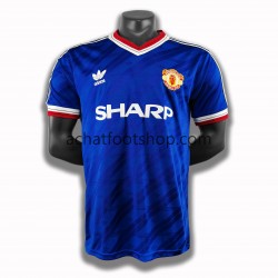 Maillot Manchester United Rétro 3ème Tenue pour Homme 1986 Manche Courte