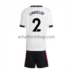 Maillot Manchester United Victor Lindelof 2 Extérieur Tenue pour Enfant 2022-2023 Manche Courte Maillot Manchester United Victor Lindelof 2 Extérieur Tenue pour Enfant 2022-2023 Manche Courte
