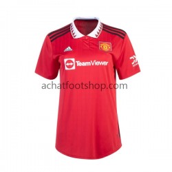 Maillot Manchester United Domicile Tenue pour Femme 2022-2023 Manche Courte