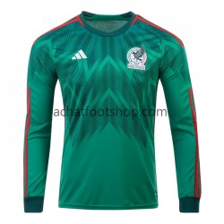 Maillot Mexique Domicile Tenue pour Homme Coupe du Monde 2022 Manche Longue